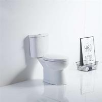 YS22203 توالت سرامیکی 2 تکه، توالت S-trap دراز، توالت دارای گواهینامه TISI/SNI.