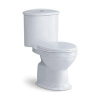 توالت فرنگی سرامیکی 2 تکه YS22262S توالت شستشوی P-trap;