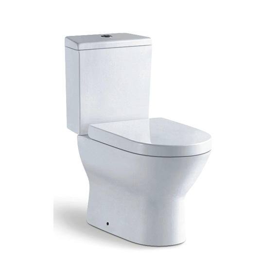 توالت فرنگی سرامیکی 2 تکه YS22260P، توالت شستشوی P-trap;