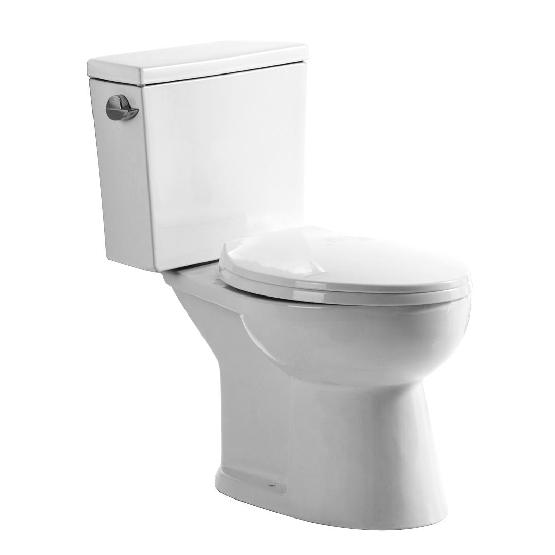YS22241 توالت سرامیکی 2 تکه، توالت S-trap دراز، توالت دارای گواهینامه TISI/SNI.