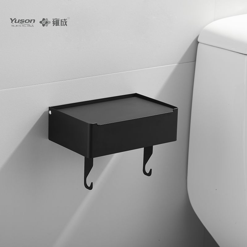 لوازم جانبی حمام Sleek 18786D، نگهدارنده دستمال توالت، نگهدارنده رول کاغذ توالت روی/برنج/SUS، دیواری (سری 18700)