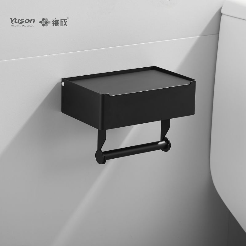 لوازم جانبی حمام Sleek 18786D، نگهدارنده دستمال توالت، نگهدارنده رول کاغذ توالت روی/برنج/SUS، دیواری (سری 18700)