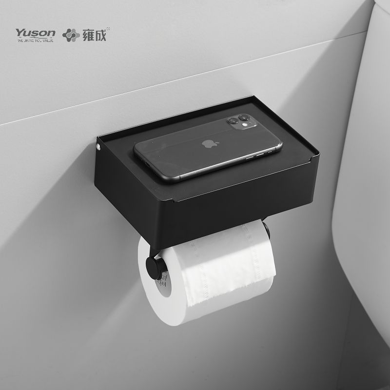 لوازم جانبی حمام Sleek 18786D، نگهدارنده دستمال توالت، نگهدارنده رول کاغذ توالت روی/برنج/SUS، دیواری (سری 18700)