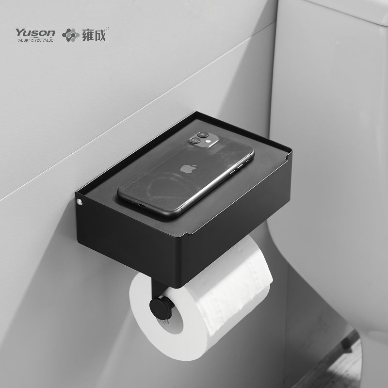 لوازم جانبی حمام Sleek 18786D، نگهدارنده دستمال توالت، نگهدارنده رول کاغذ توالت روی/برنج/SUS، دیواری (سری 18700)