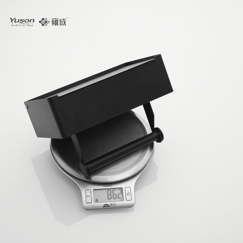 لوازم جانبی حمام Sleek 18786D، نگهدارنده دستمال توالت، نگهدارنده رول کاغذ توالت روی/برنج/SUS، دیواری (سری 18700)