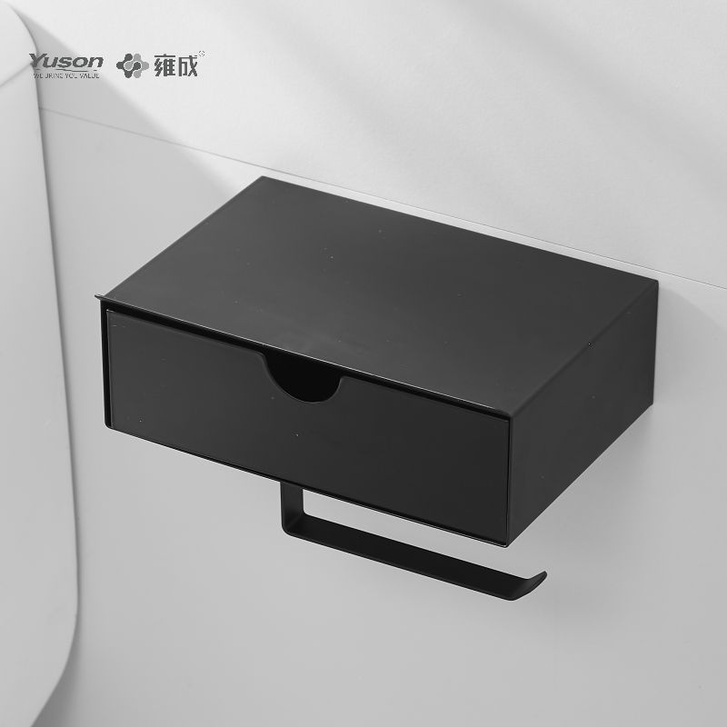لوازم جانبی حمام شیک 18786G، جای دستمال توالت، جای رول کاغذ توالت روی/برنج/SUS، دیواری (سری 18700)